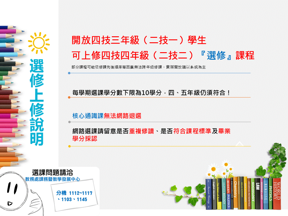 選修上修說明